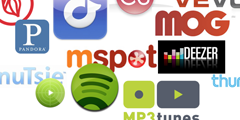 music streaming services